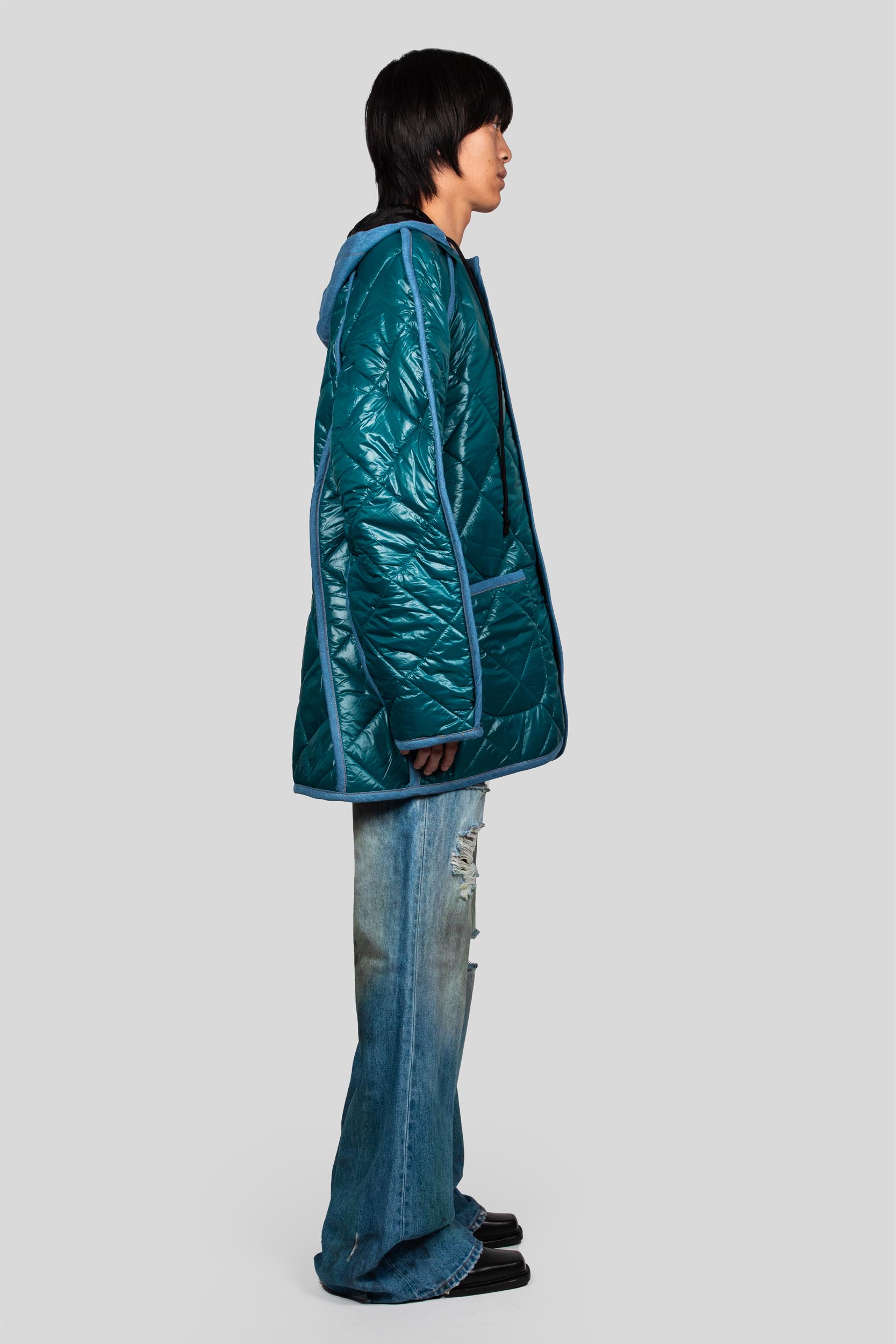 OVERSIZED HOODED SHIRT