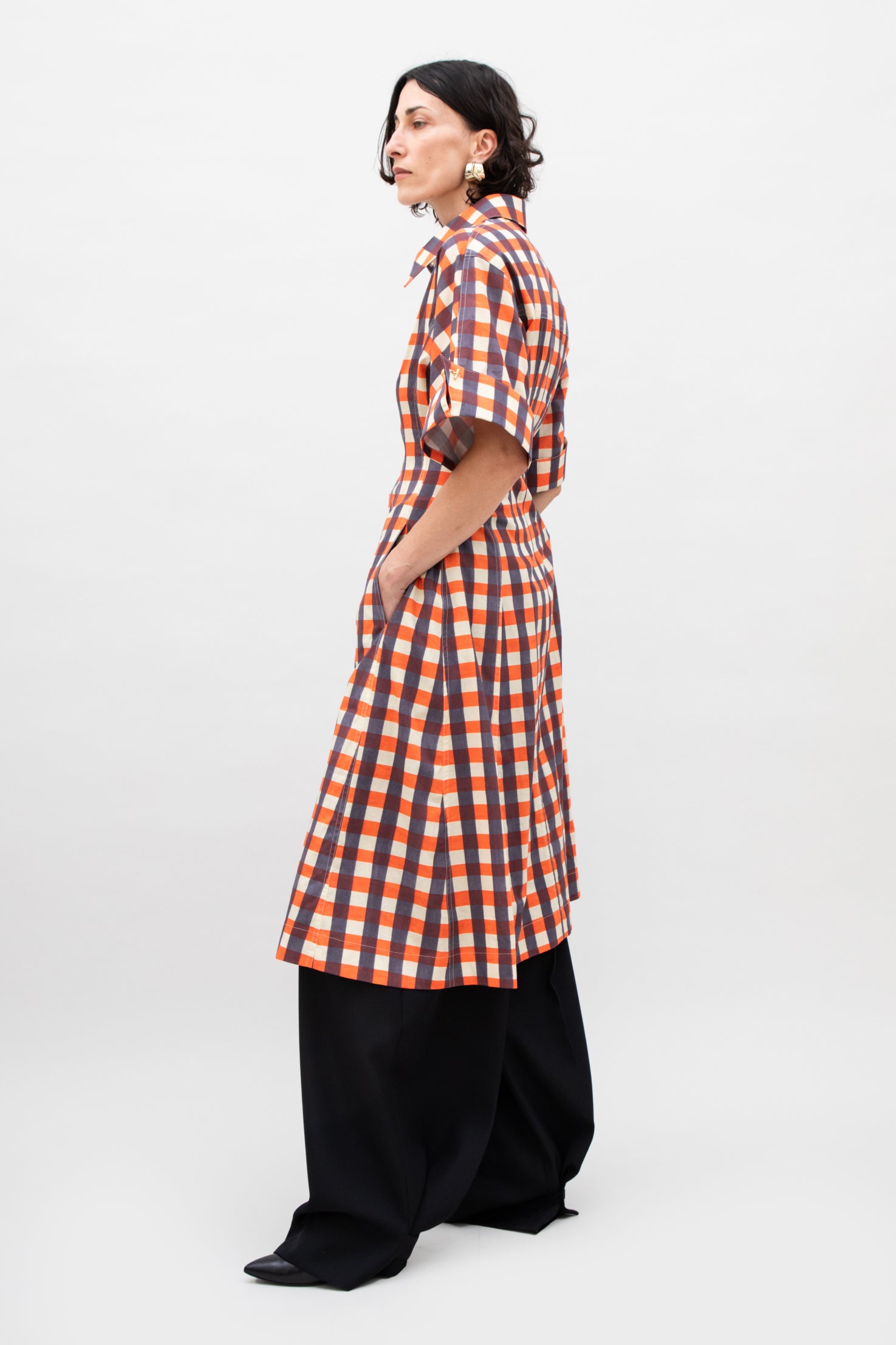 STRUCTURED SHIRT DRESS