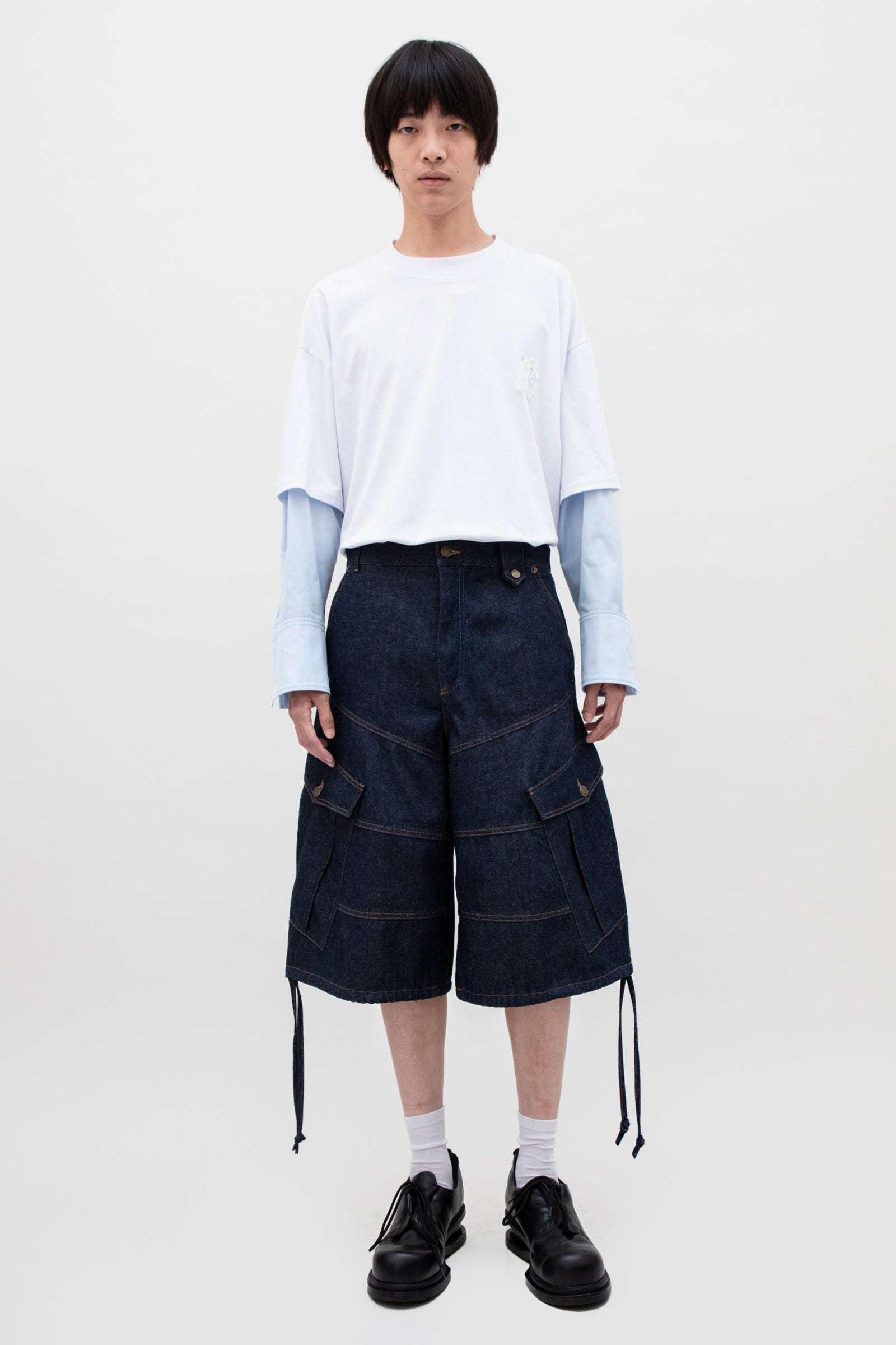 CARGO DENIM SHORT