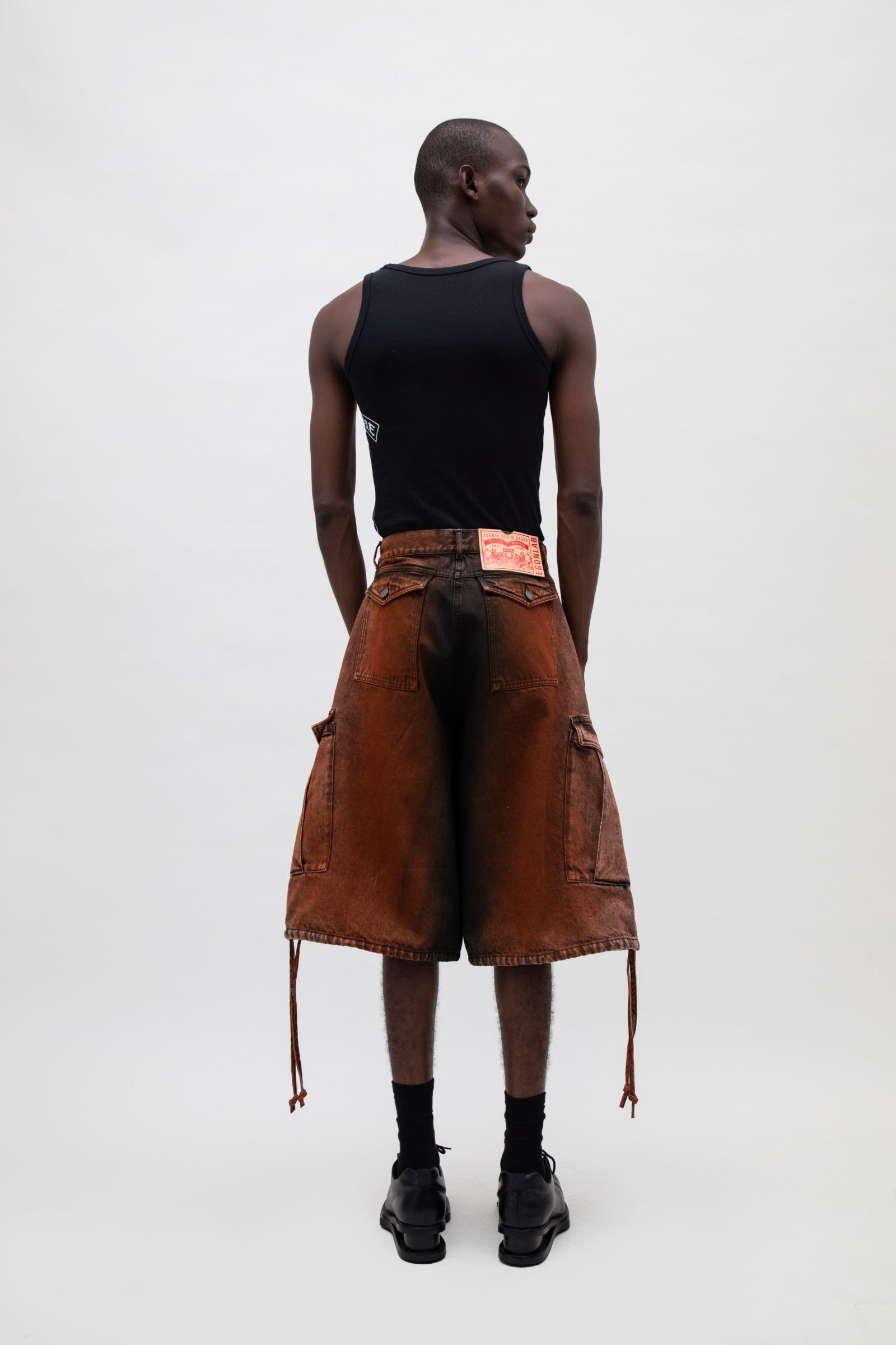 CARGO DENIM SHORT