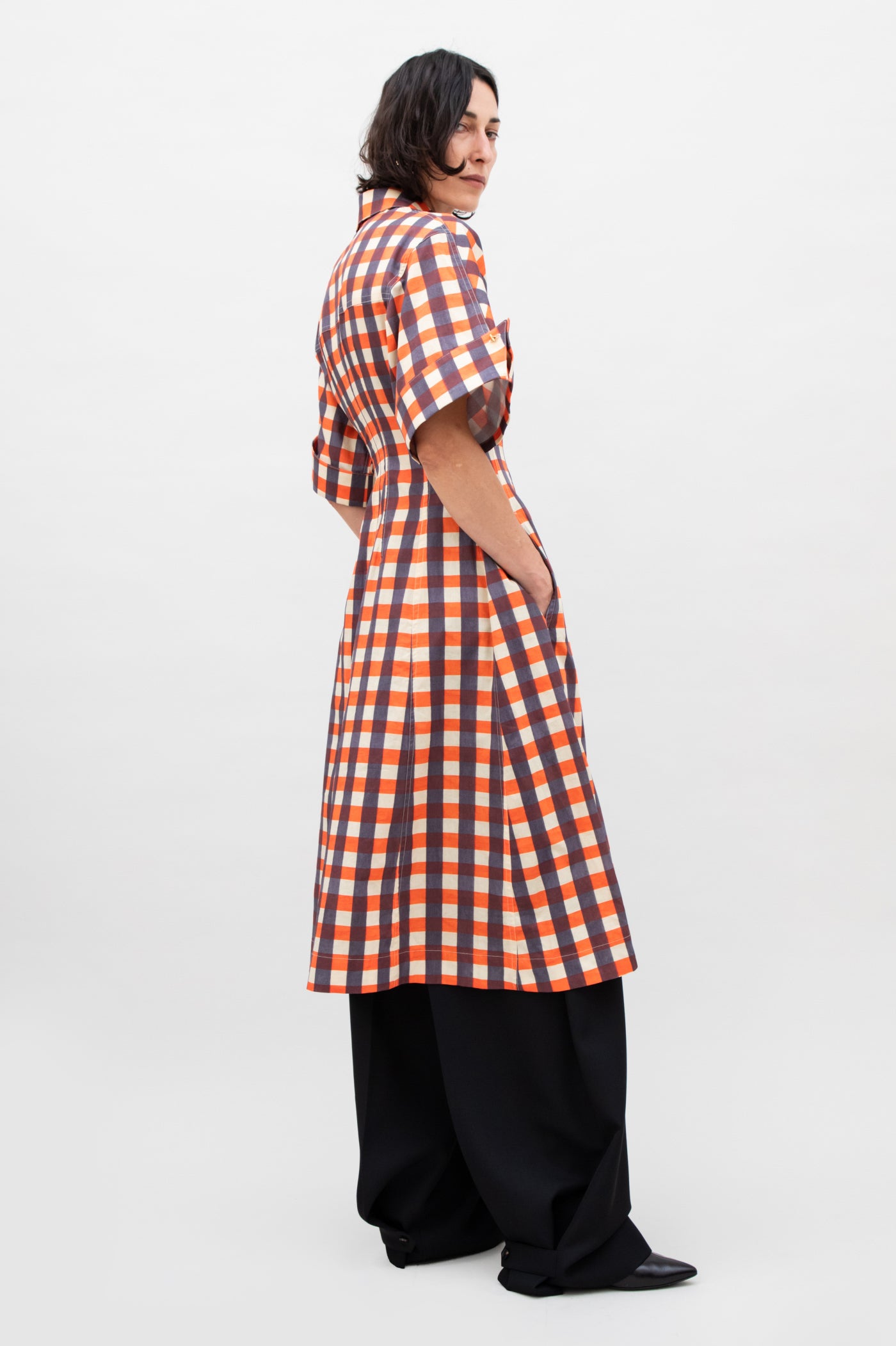 STRUCTURED SHIRT DRESS