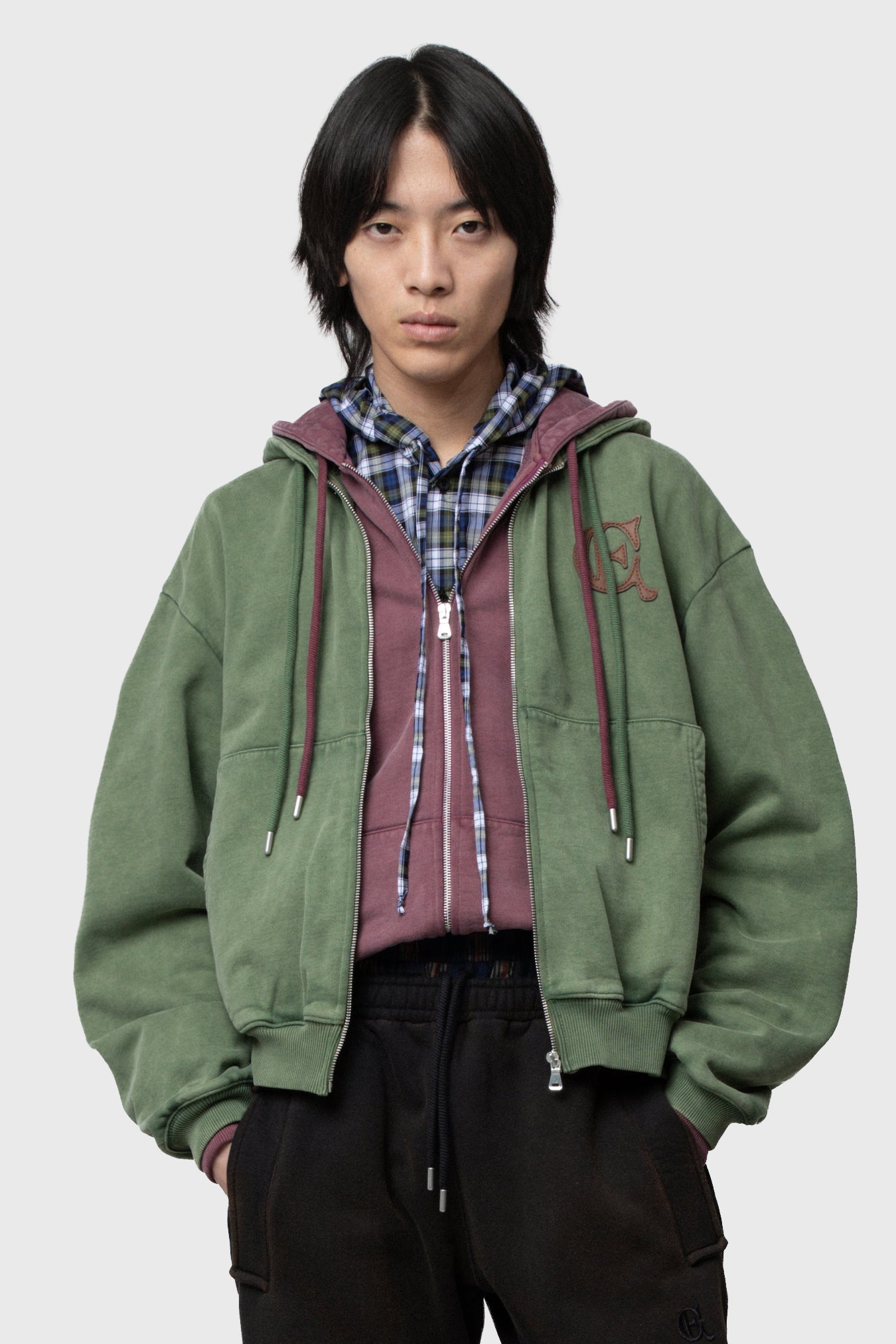 DOUBLE HOODIE