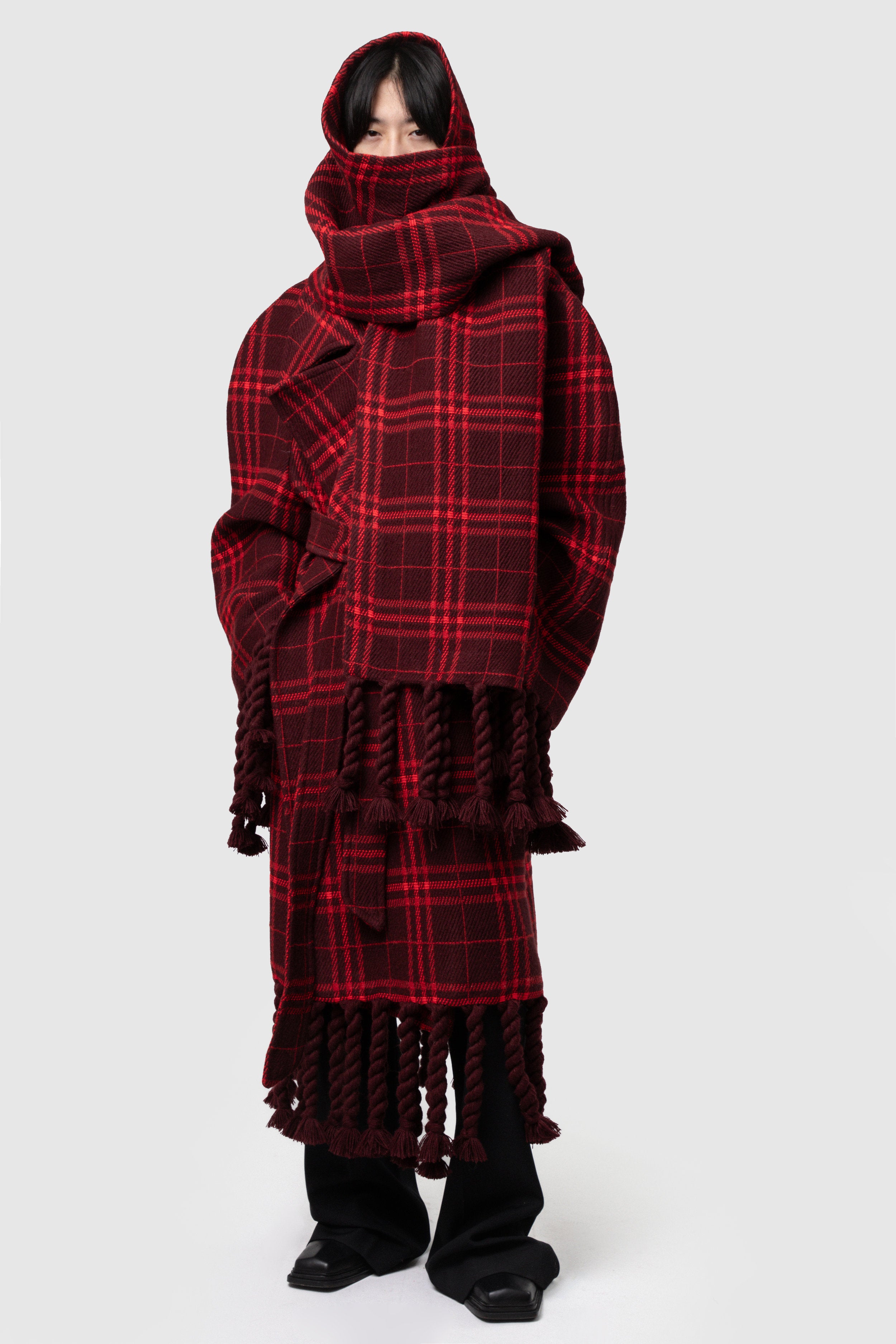 FRINGED SCARF