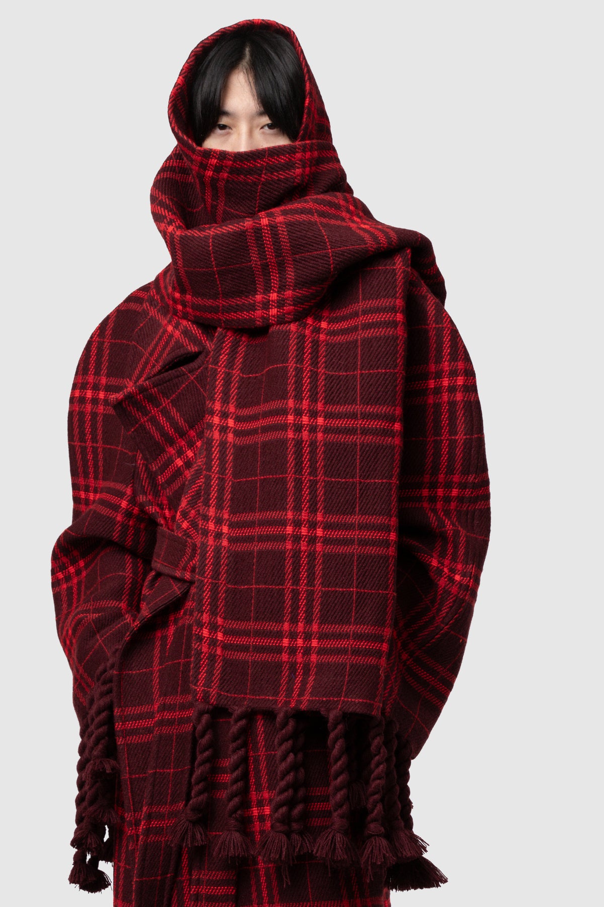 FRINGED SCARF