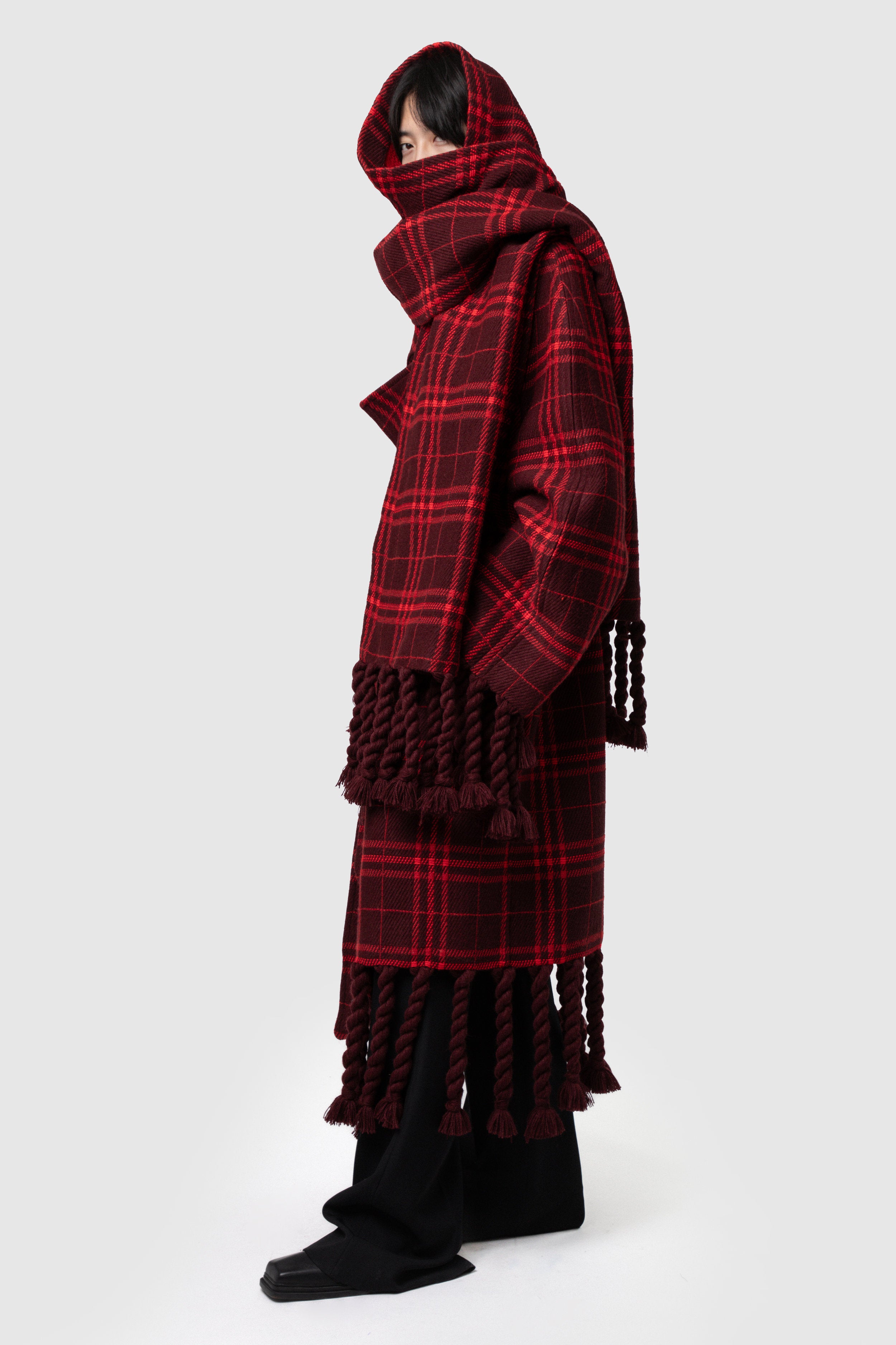 FRINGED SCARF