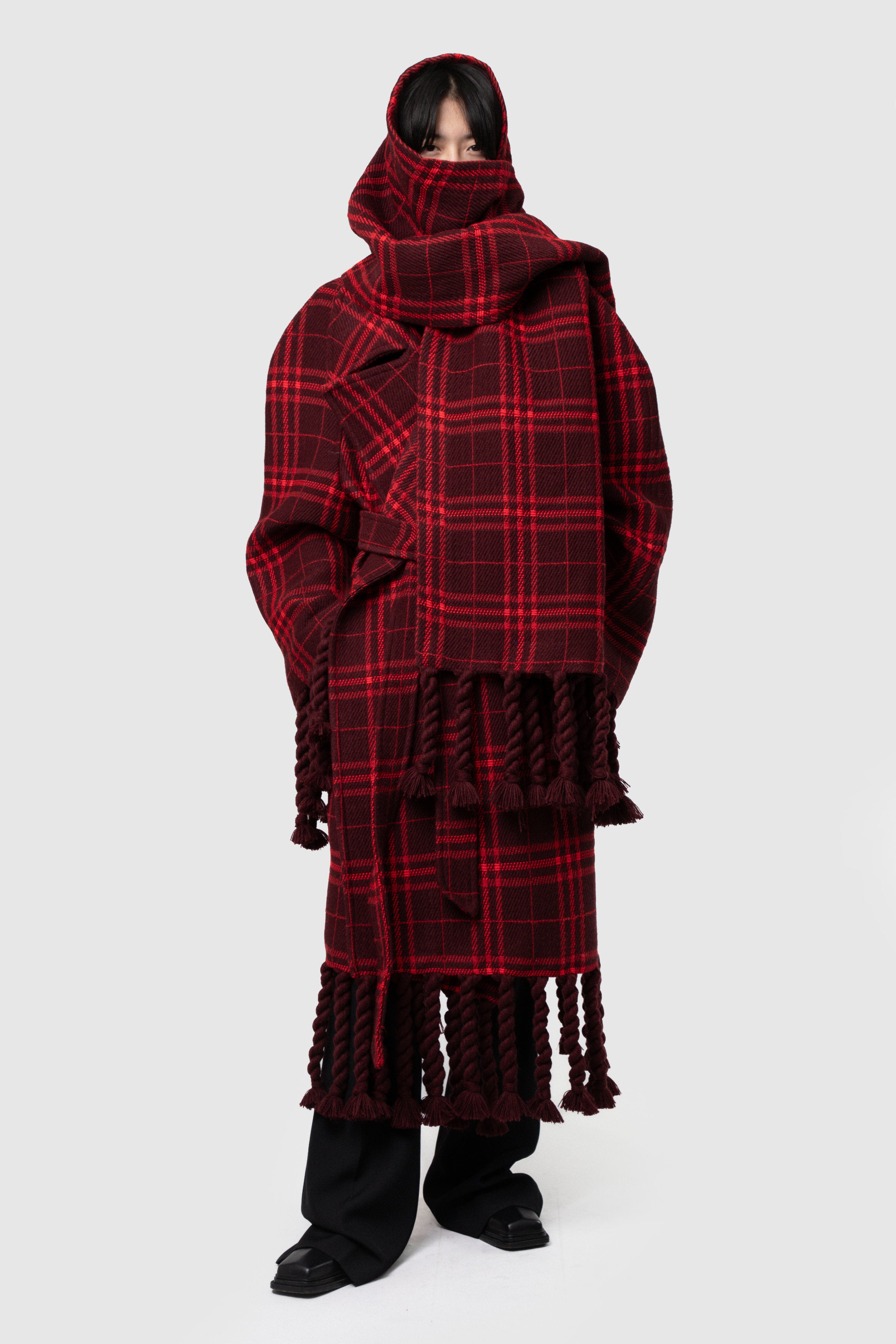 FRINGED SCARF