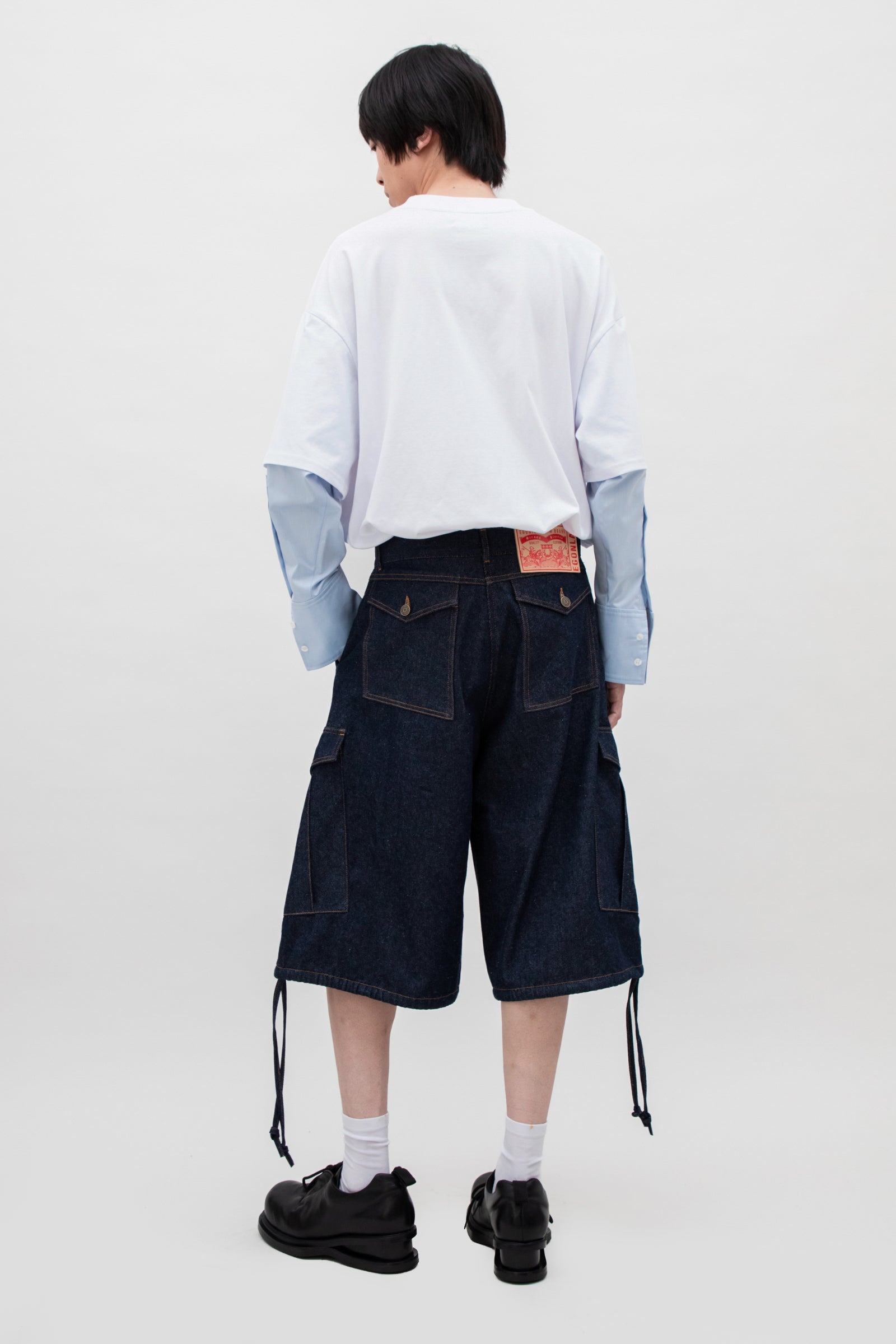 CARGO DENIM SHORT