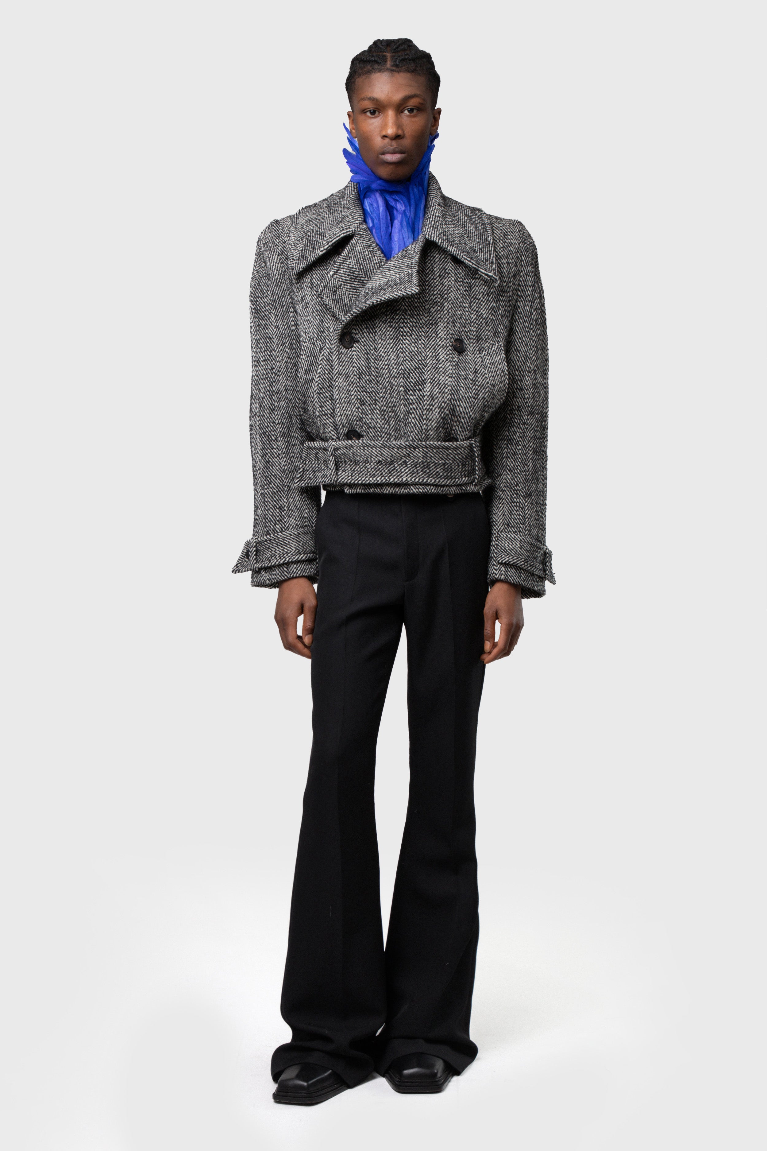 TAILORED RAGLAN CROP COAT