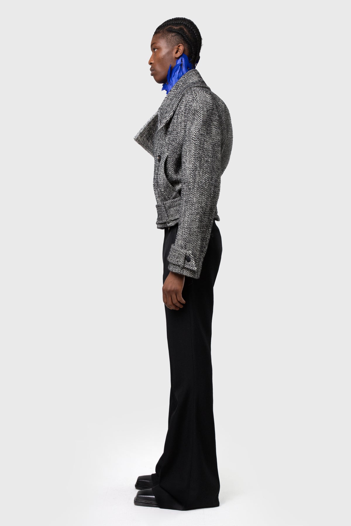 TAILORED RAGLAN CROP COAT