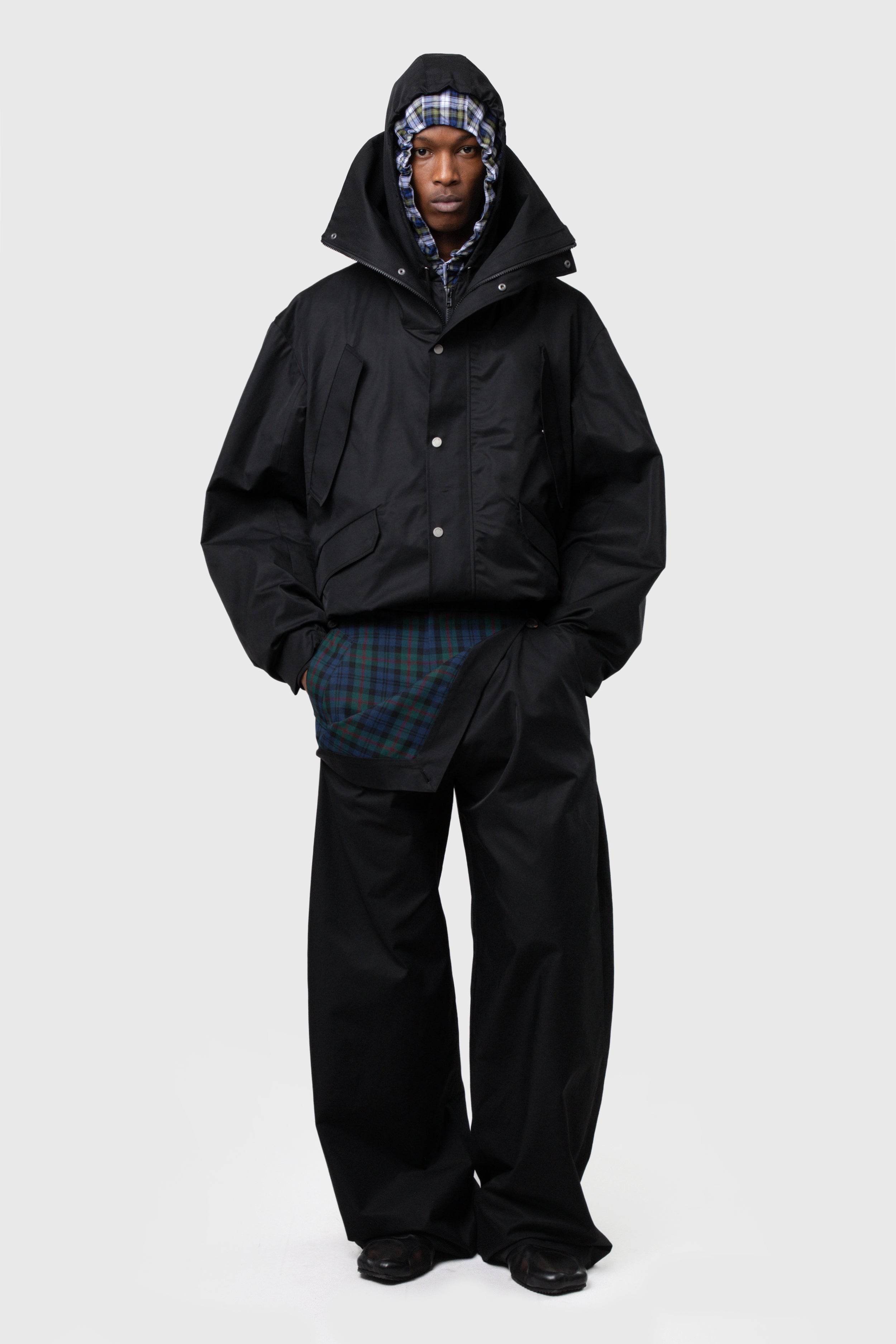 HOODED TRACK JACKET