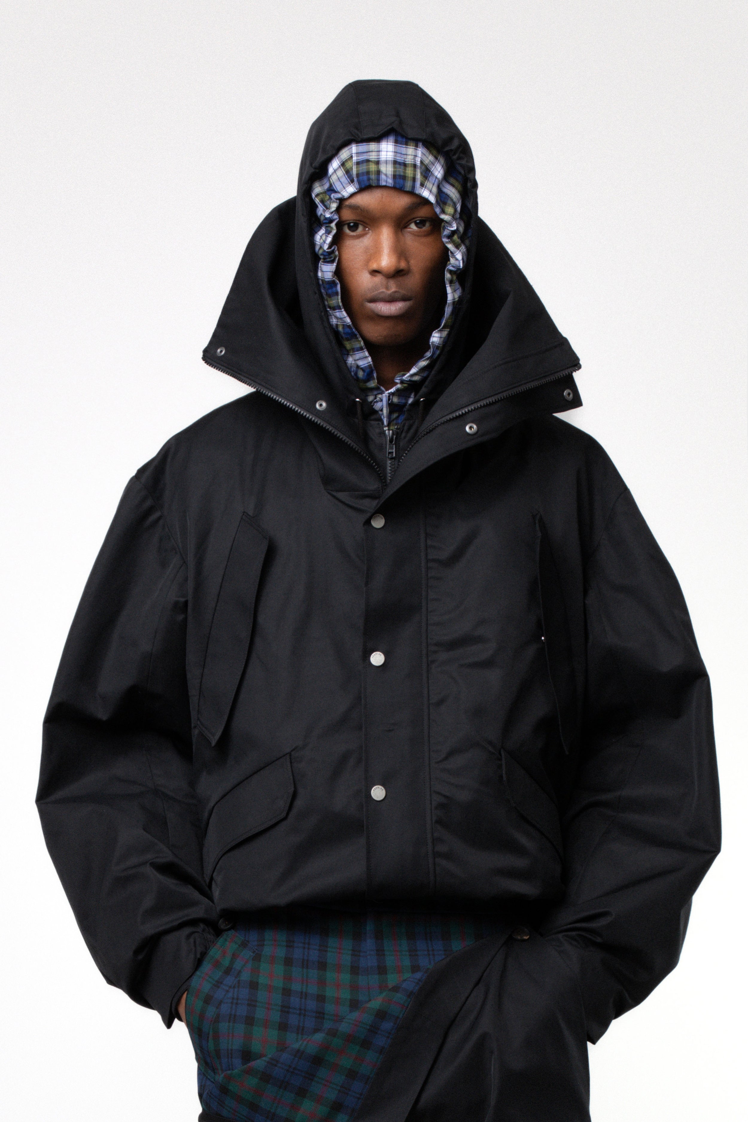 HOODED TRACK JACKET