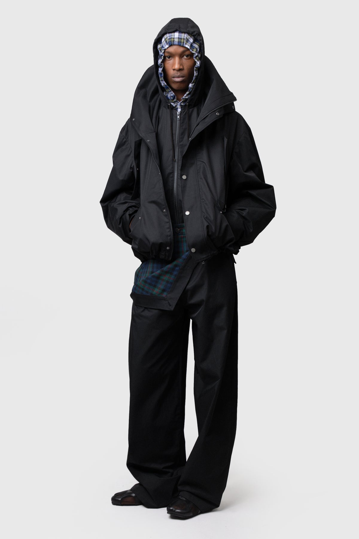 HOODED TRACK JACKET