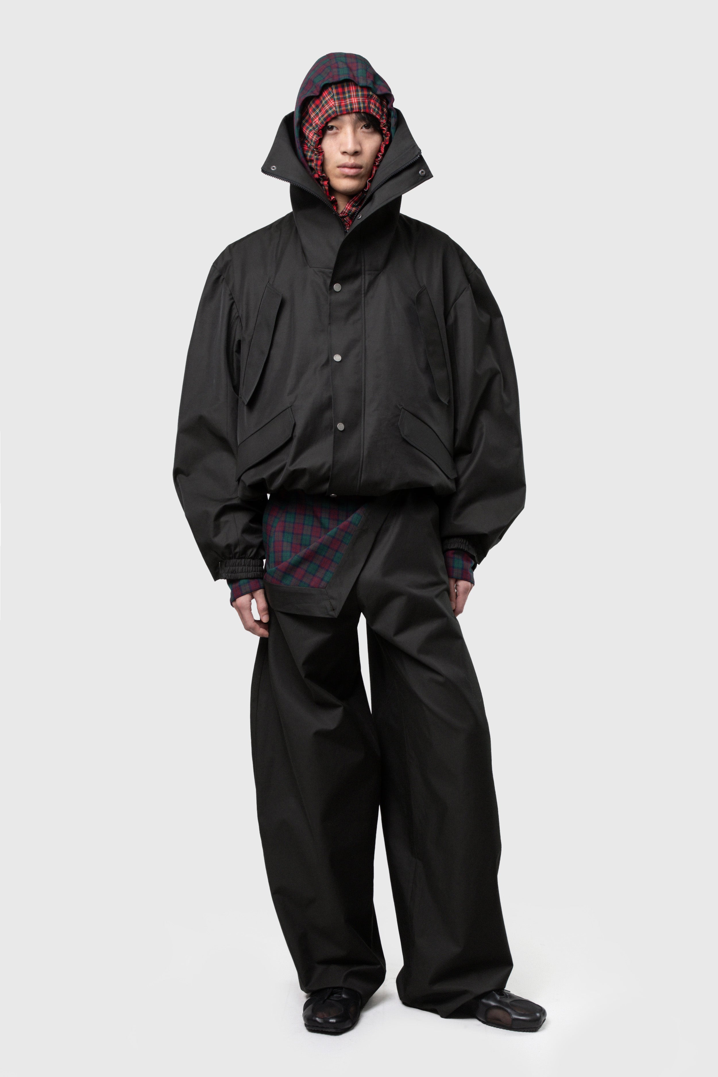 HOODED TRACK JACKET
