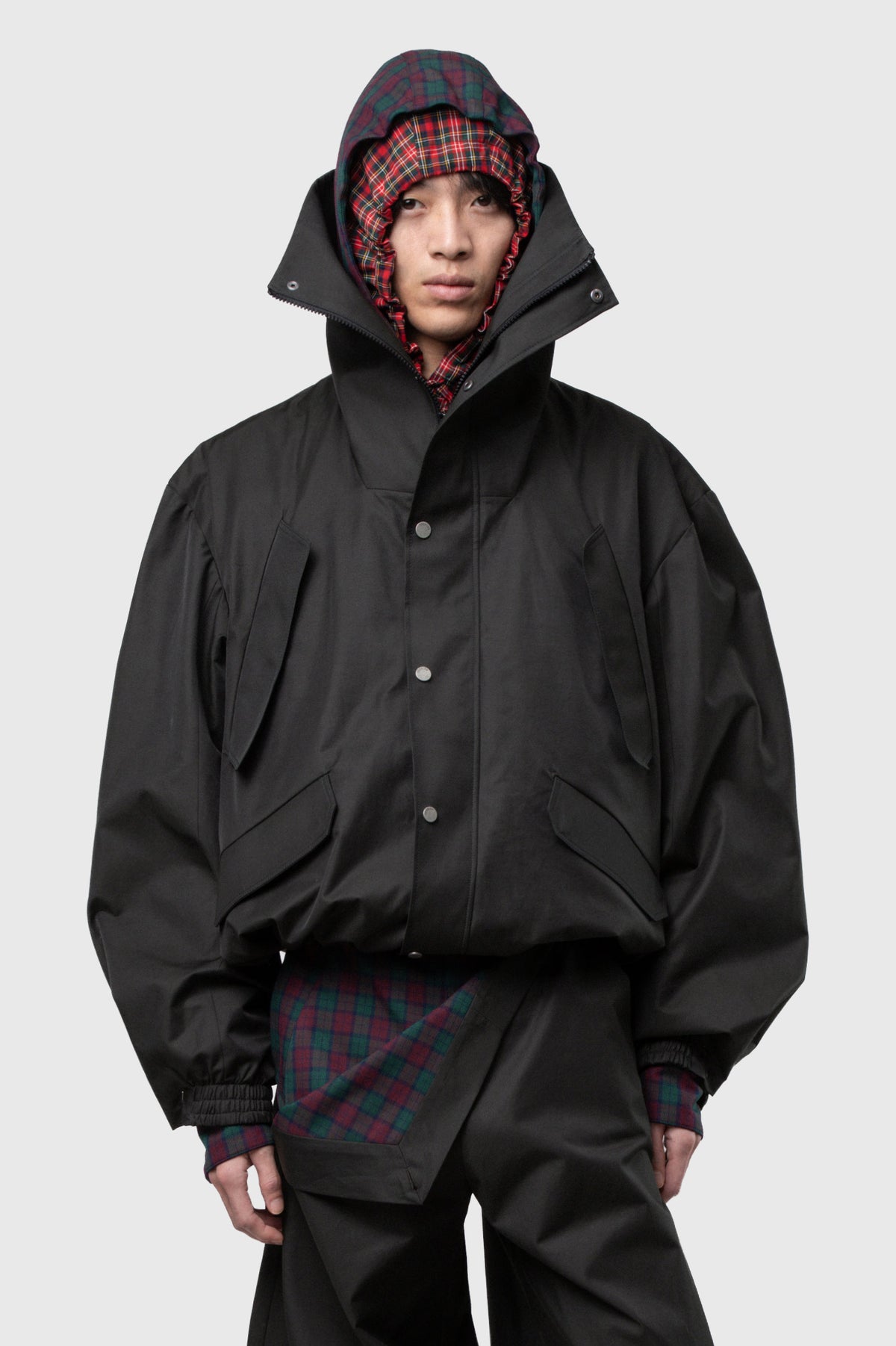 HOODED TRACK JACKET