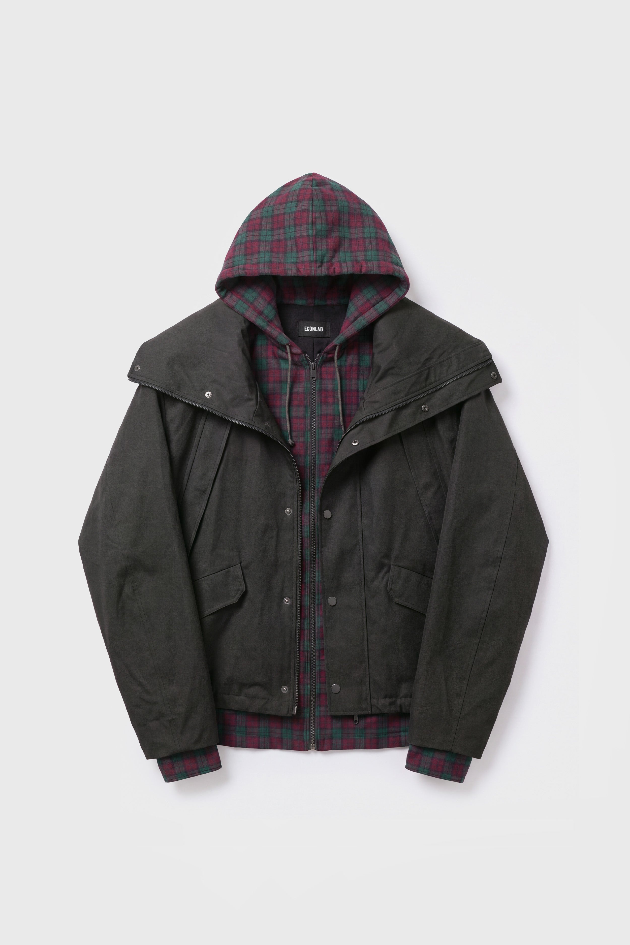 HOODED TRACK JACKET