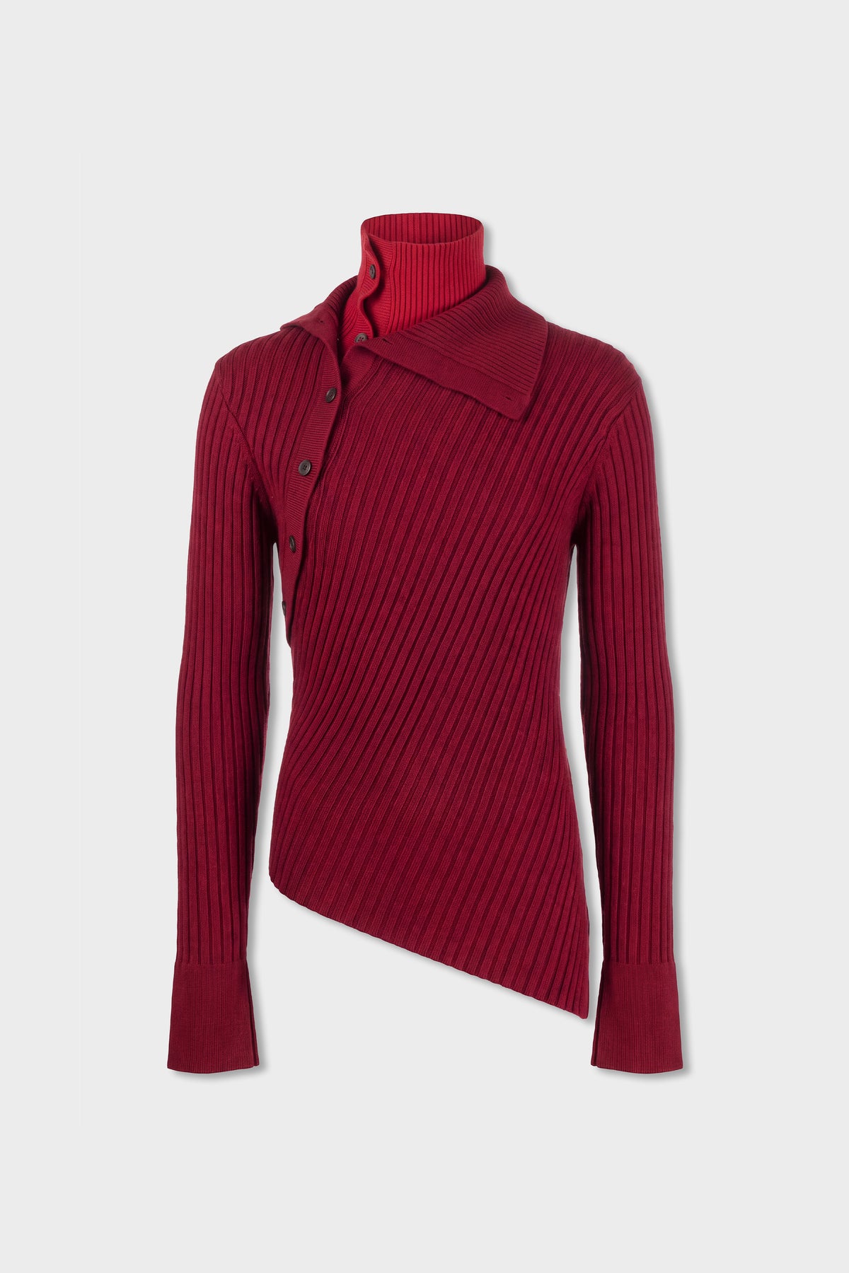ASYMETRICAL TURTLE NECK