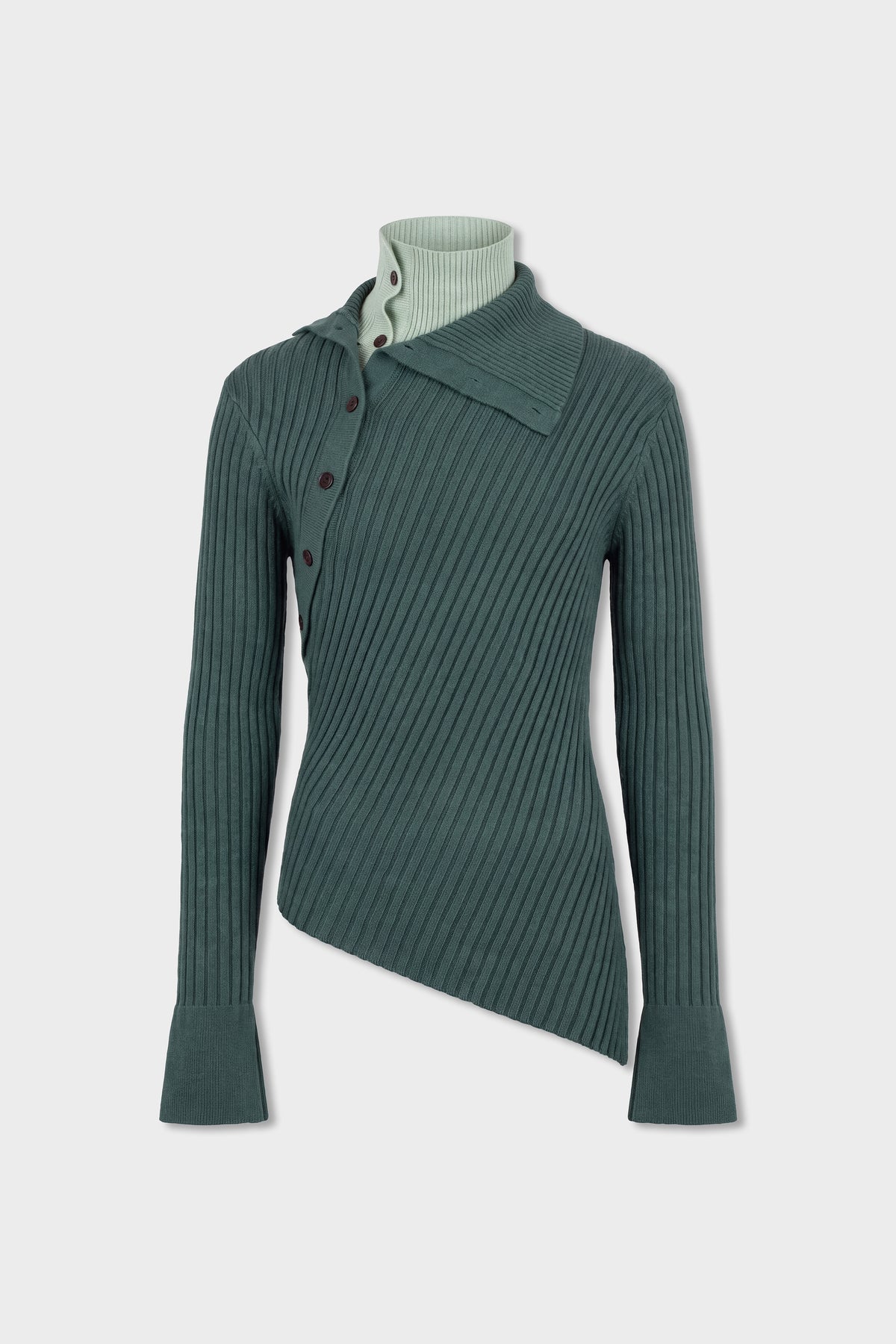 ASYMETRICAL TURTLE NECK