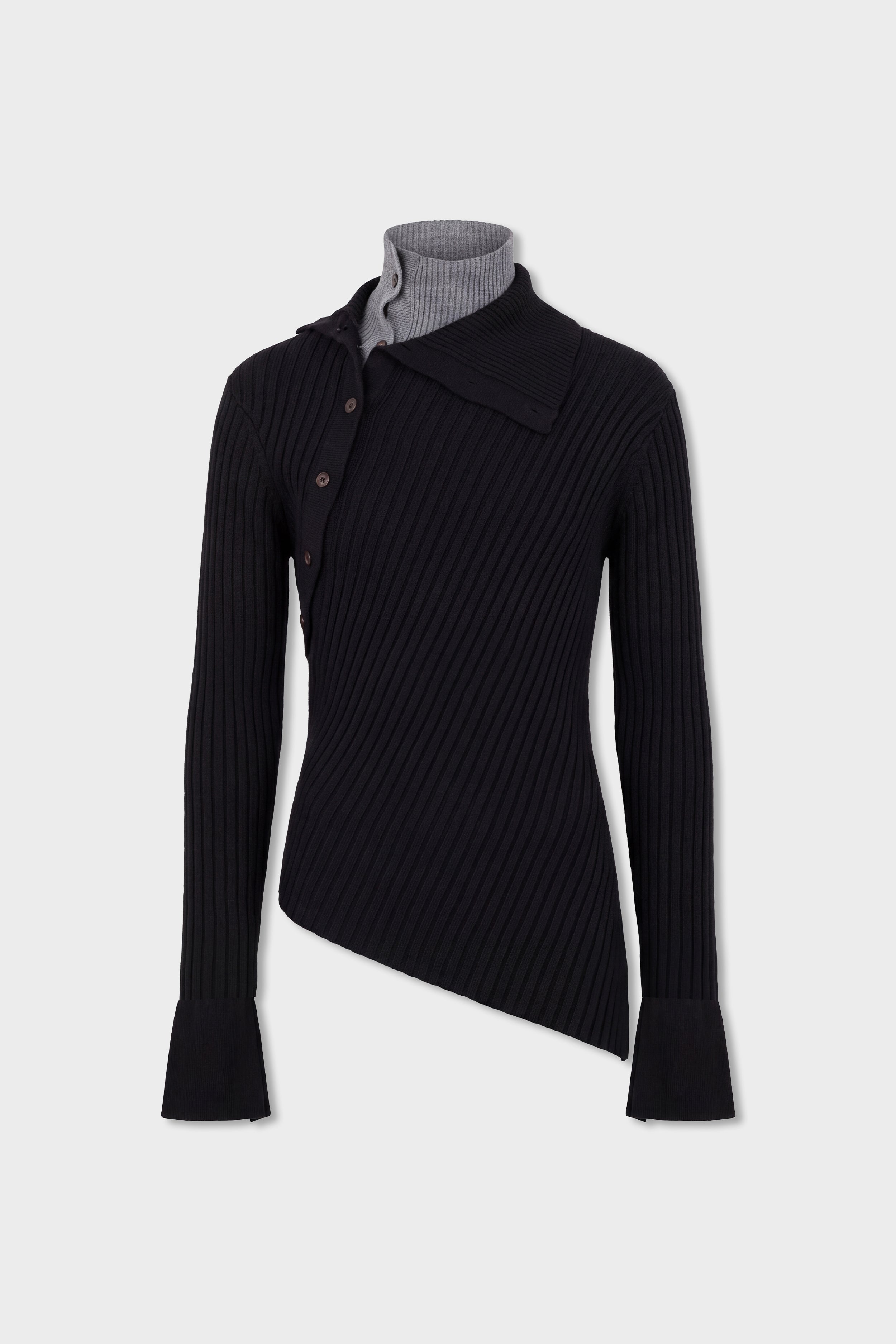 ASYMETRICAL TURTLE NECK