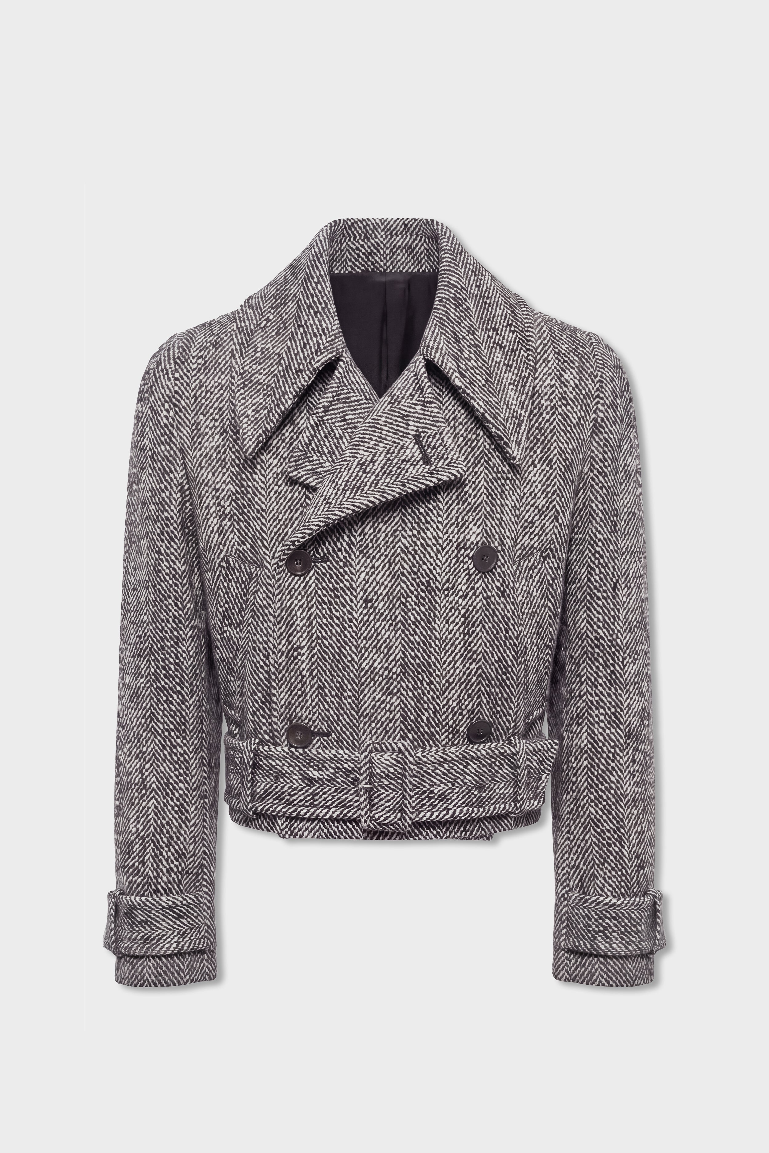 TAILORED RAGLAN CROP COAT