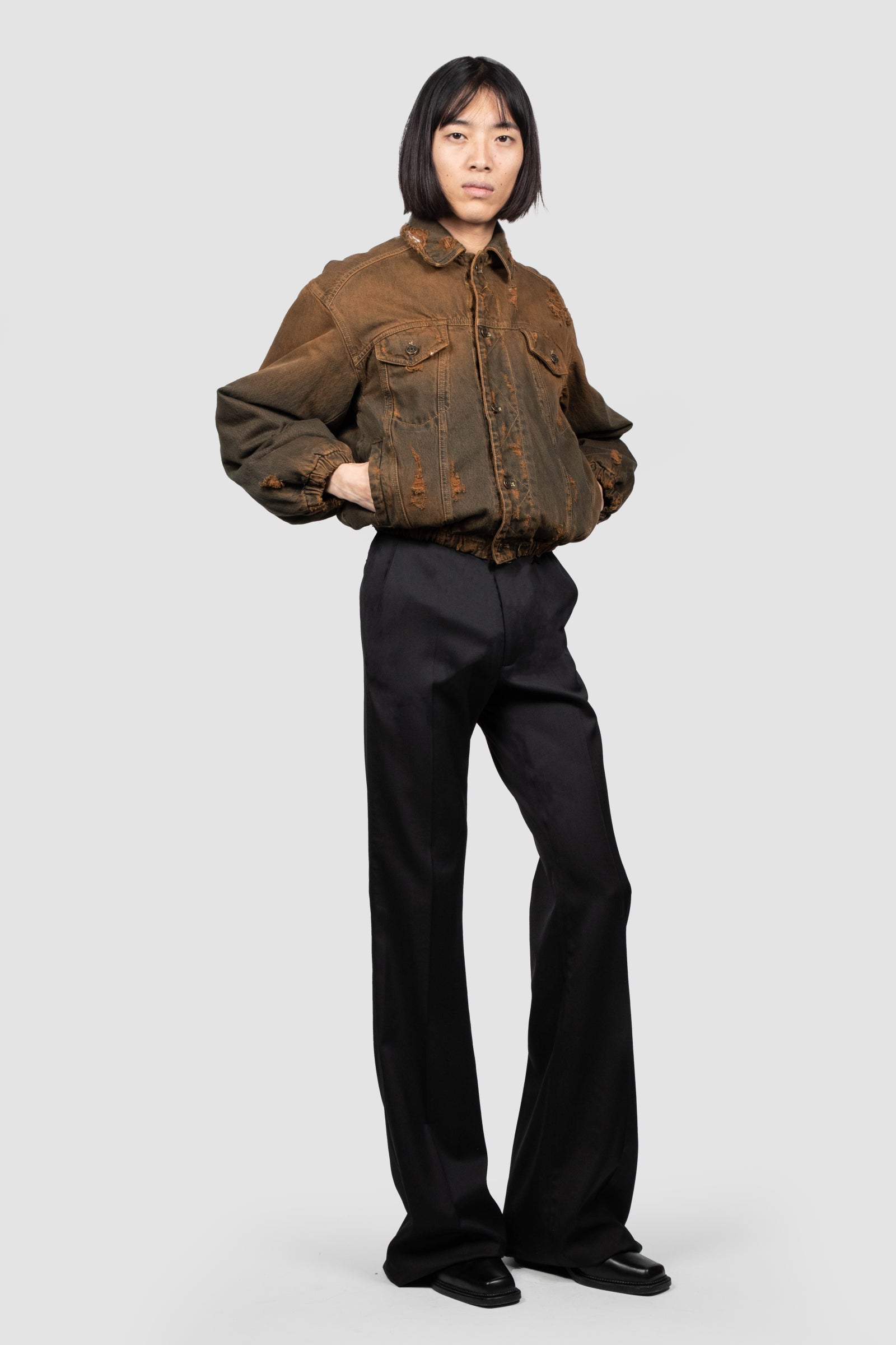 DENIM BOMBER