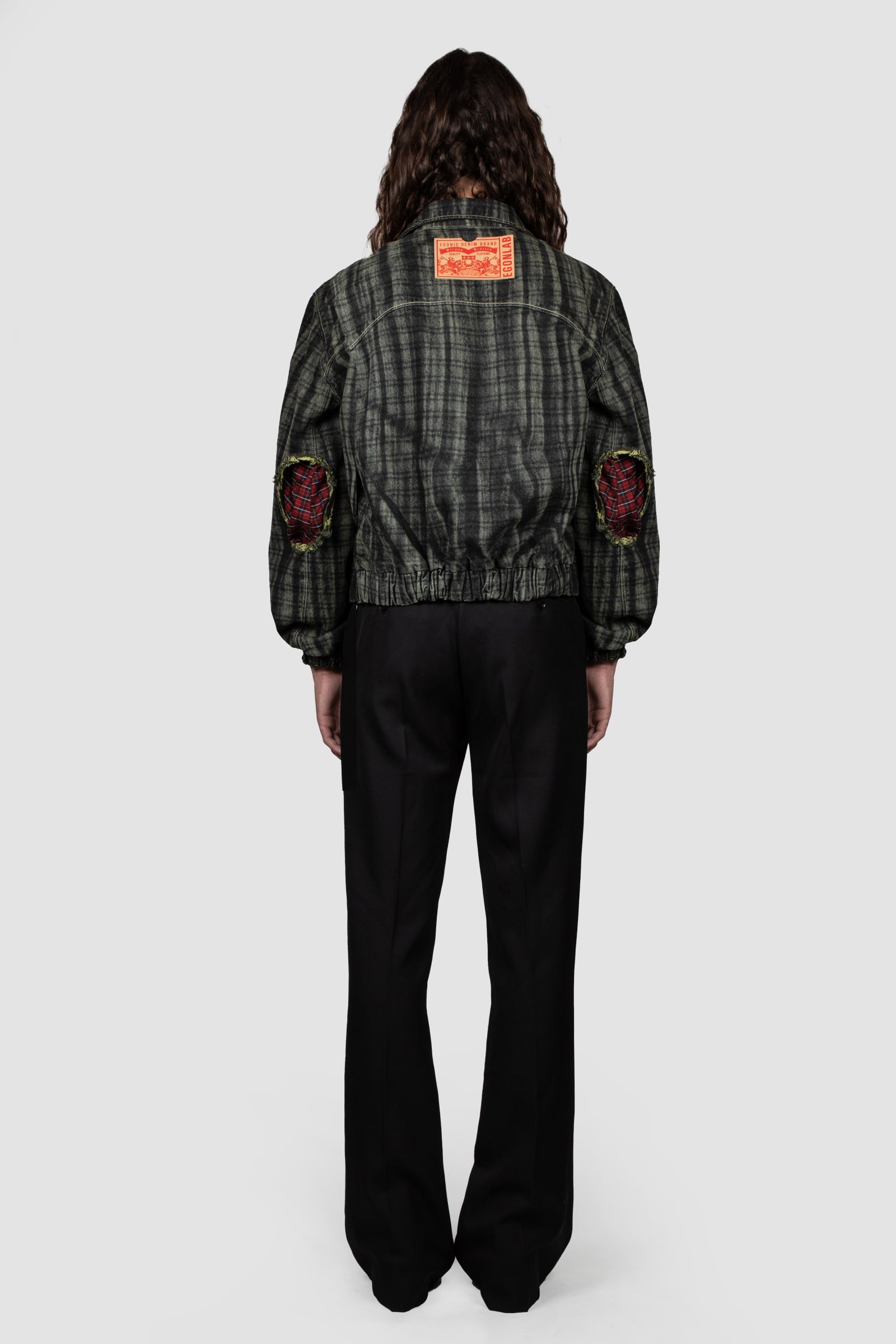 DENIM LINING BOMBER