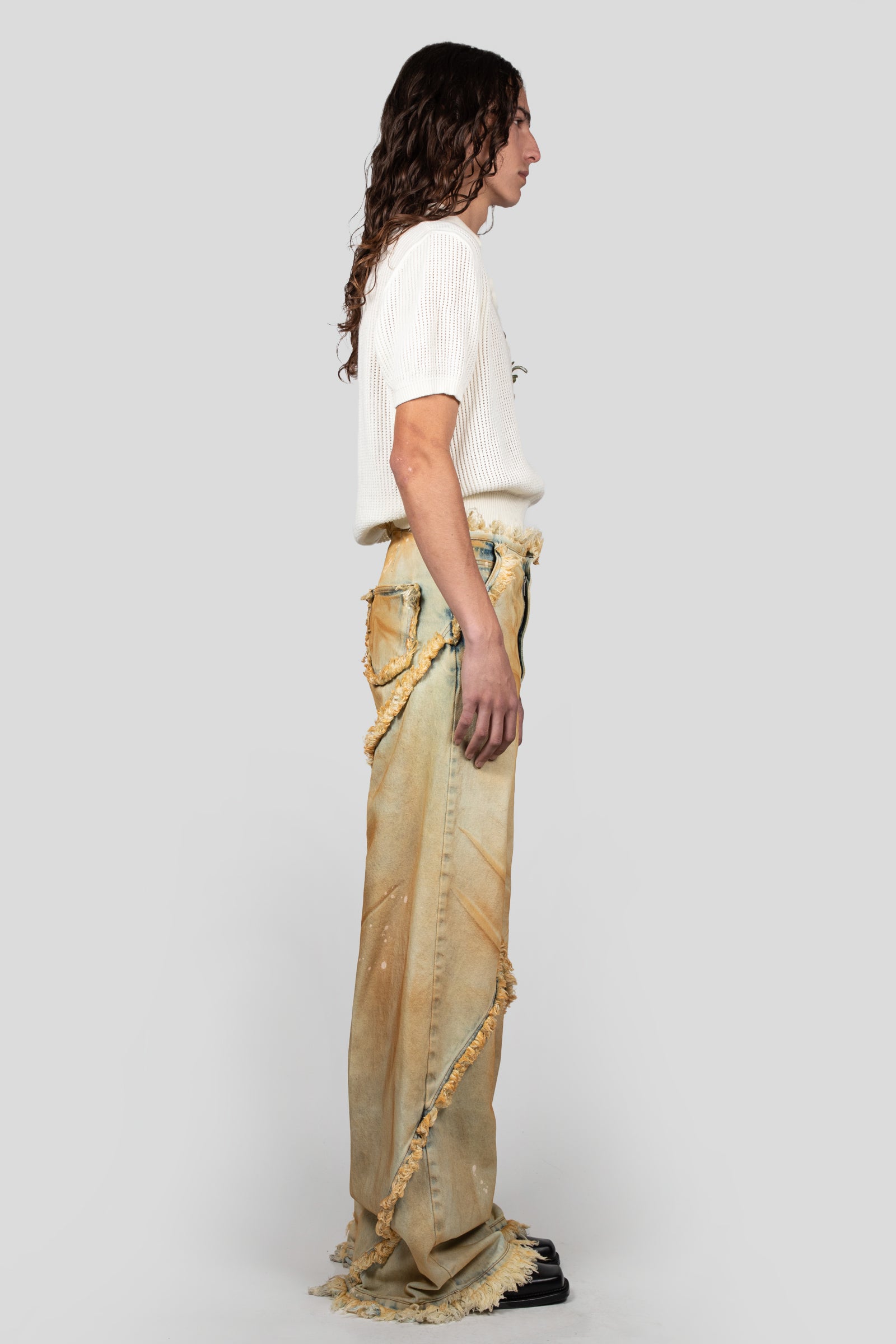 ARGYLE DENIM PANT