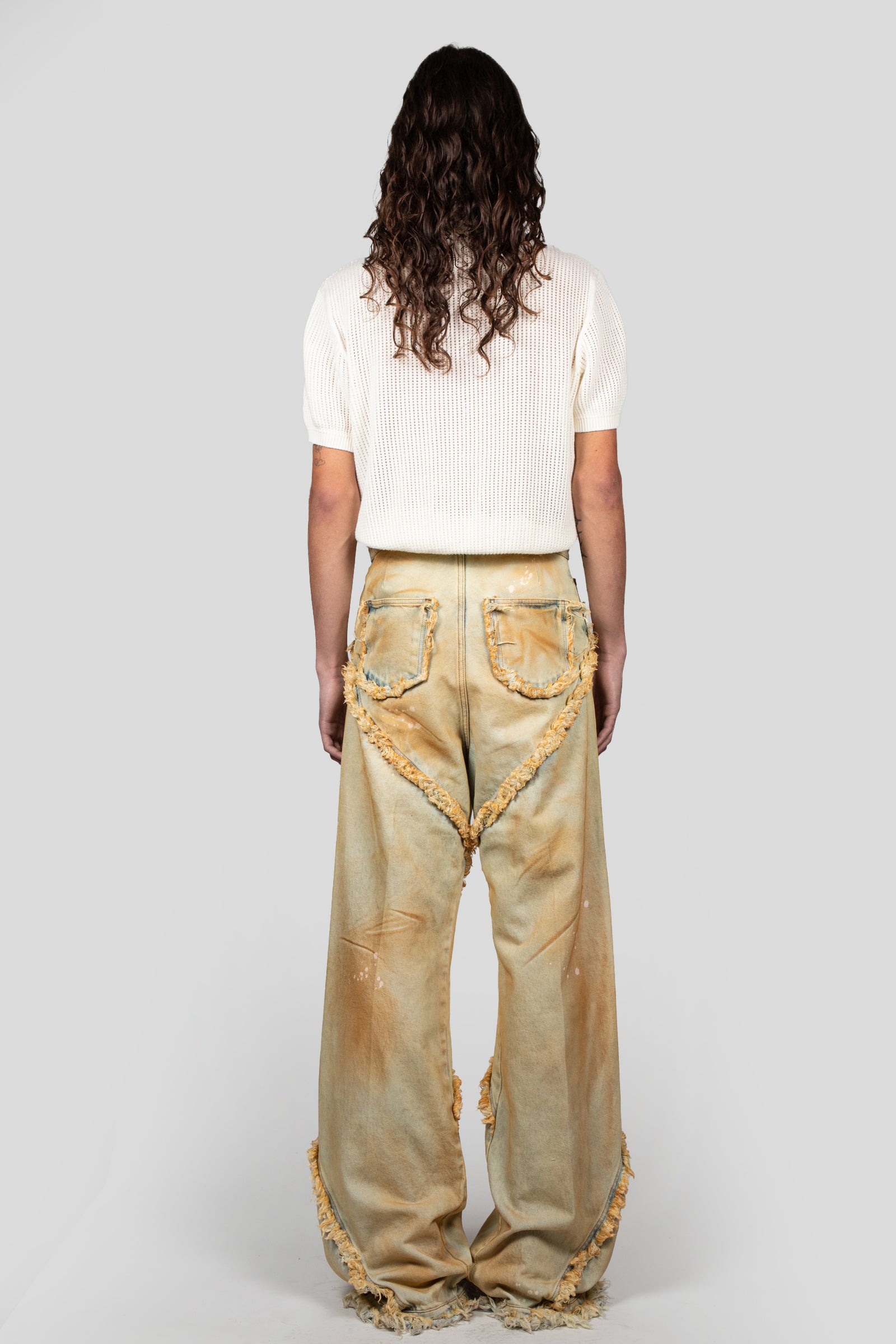 ARGYLE DENIM PANT