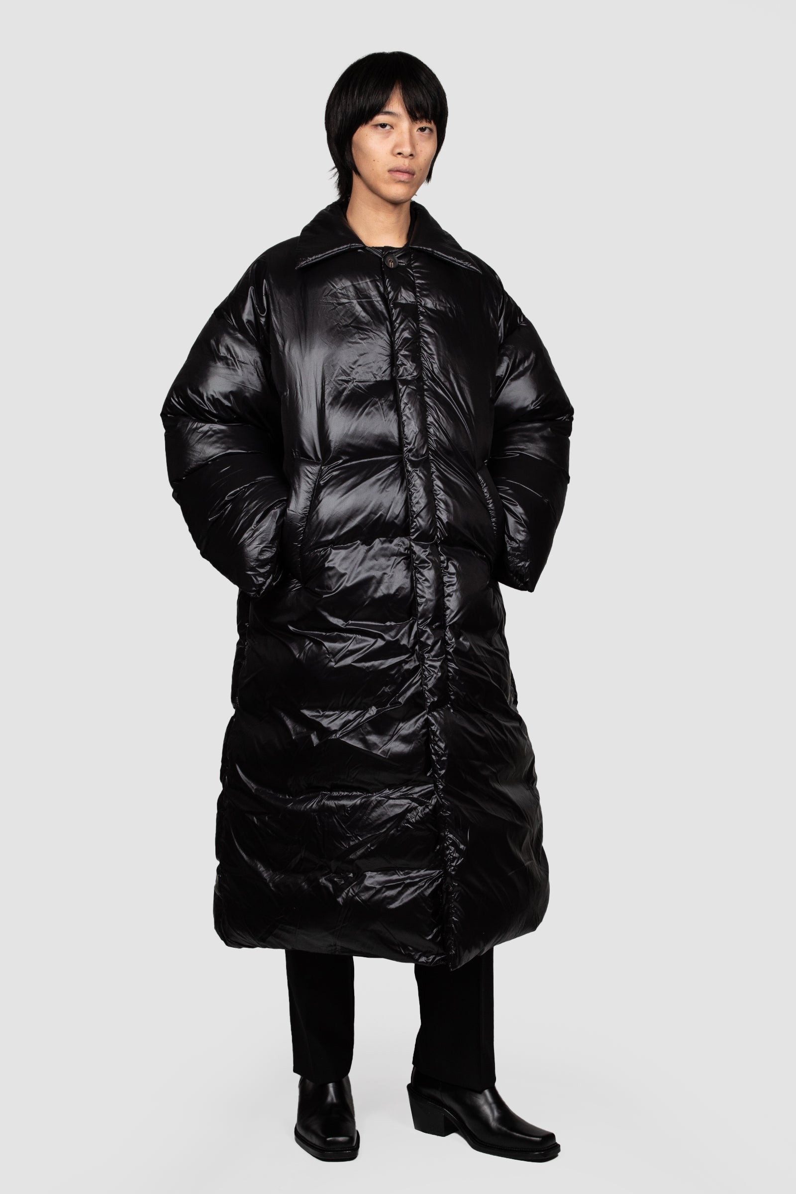 JSMC BLACK PUFFER COAT