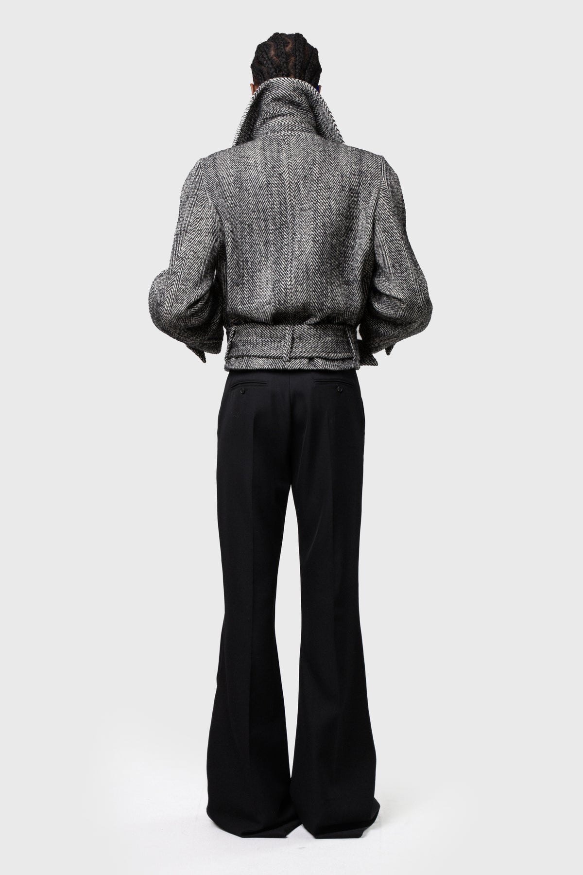 TAILORED RAGLAN CROP COAT